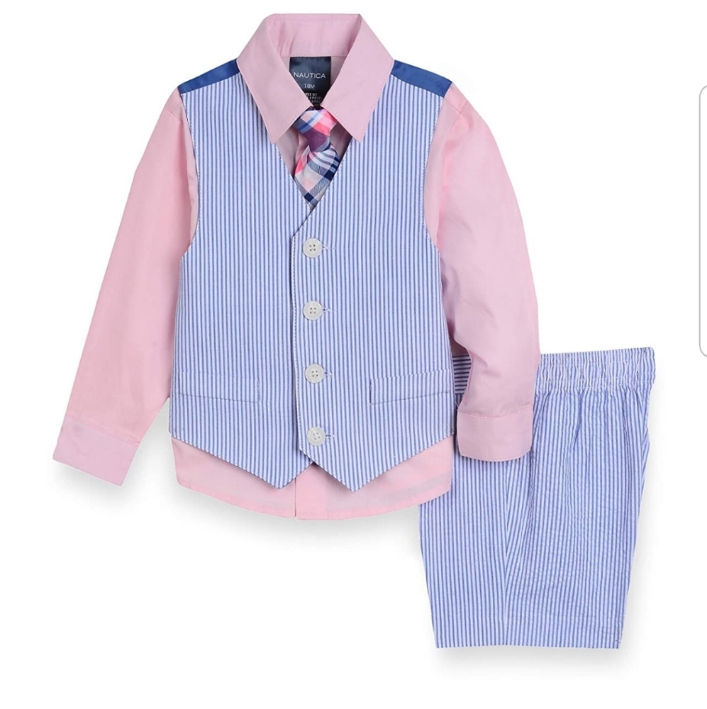 Nautica Toddler 4PC Shorts Suit Set